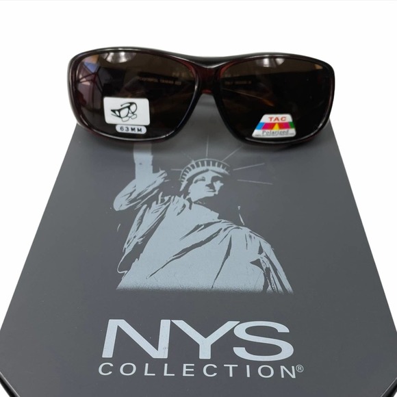 NYS Collection NWOT Polarized Sunglasses in Tortoise - Picture 4 of 4